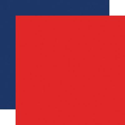 Echo Park My Favorite Summer Cardstock - Red/Navy